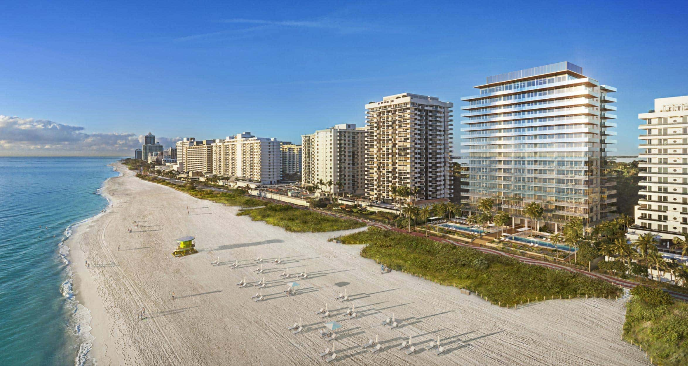 Oceanfront Façade Facing East